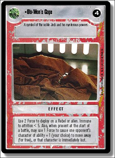 Star Wars: Premiere Limited (Base Set) card 217 Obi-Wan's Cape