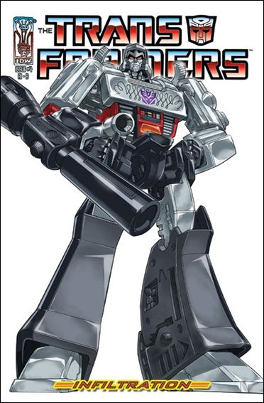 Transformers: Infiltration issue 4-F Guido Guidi "Megatron" Cover 1:50