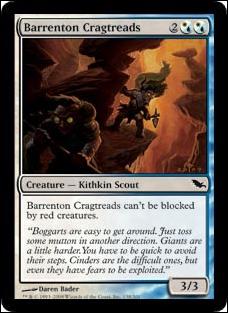 Magic the Gathering: Shadowmoor (Base Set) card 138 Barrenton Cragtreads