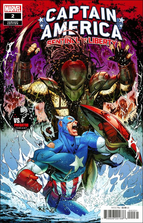 Captain America: Sentinel of Liberty (2022) issue 2-B Iban Coello Predator Cover