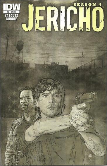 Jericho: Season 4 issue 2-B Tim Bradstreet Black & White Cover