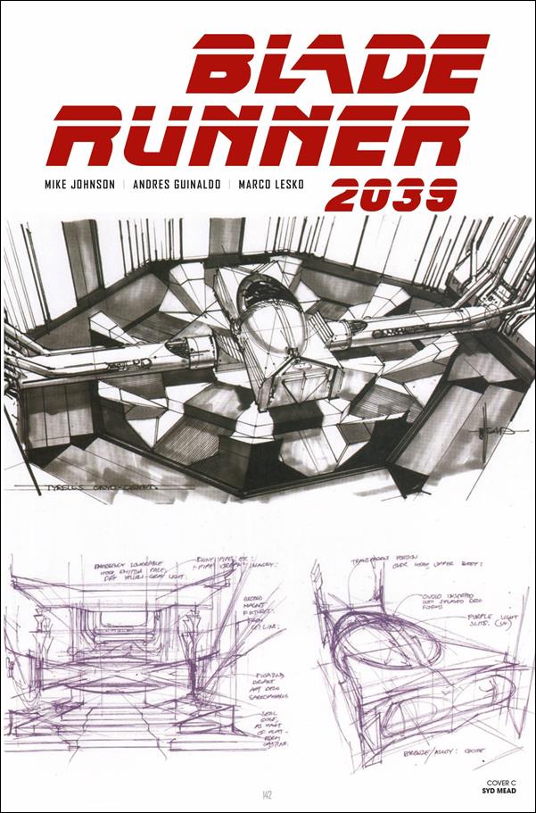Blade Runner 2039 issue 7-C Syd Mead Cover