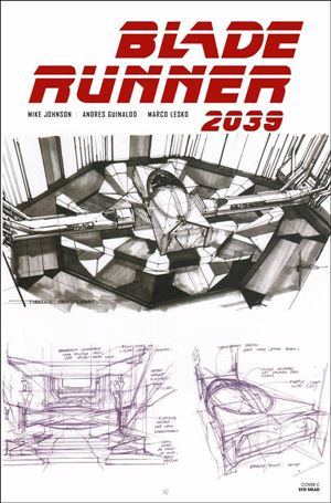 Blade Runner 2039 issue 7-C Syd Mead Cover