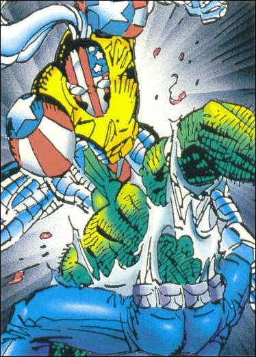 Savage Dragon (Base Set) card 83 One, Two Punch