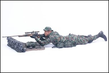 McFarlane's Military (Redeployed) figure 3 Marine Corps Recon Sniper