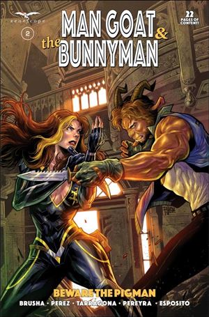 Man Goat & the Bunnyman: Beware the Pigman issue 2-B Guillermo Fajardo Cover