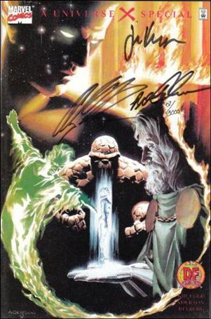 Universe X: 4 issue 1-D DF (signed A.Ross, J.Krueger, & B.Anderson) 1/3000