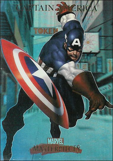 2007 Marvel Masterpieces (Parallel Foil Base Set) card 16 Captain America