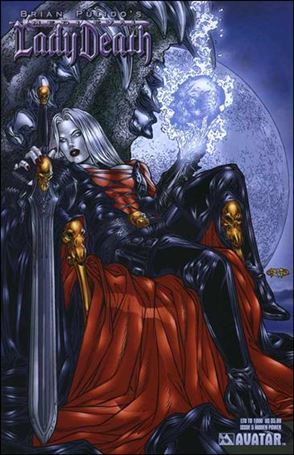 Brian Pulido's Medieval Lady Death issue 5-D Hidden Power Cover 1/1000