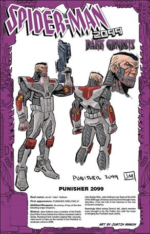 Spider-Man 2099: Dark Genesis issue 4-D Justin Mason 1:25 Cover