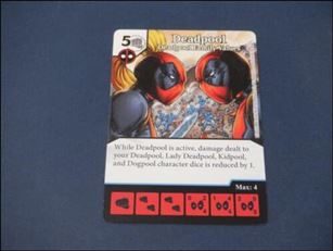 Marvel Dice Masters Deadpool card M2017-1 Deadpool: Deadpool Family Values