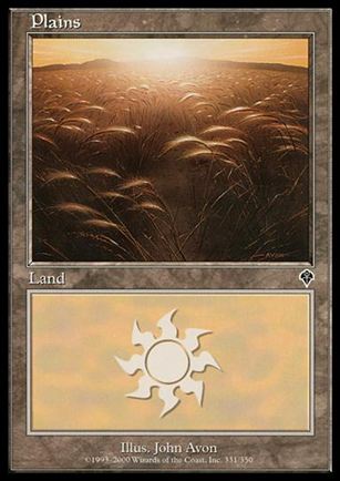 Magic the Gathering: Invasion (Base Set) card 331 Plains