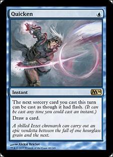 Magic the Gathering: 2014 Core Set (Base Set) card 68 Quicken