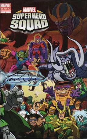 Marvel Super Hero Squad (2010) issue 1-D Villain 1:5 Cover DF (Signed by Todd DeZago) 1/10