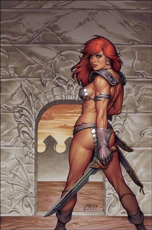 Invincible Red Sonja issue 8-U Joseph Michael Linsner Virgin Cover