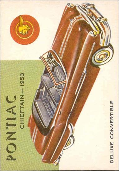 World on Wheels (Base Set) card 83 Pontiac Chieftain 1953