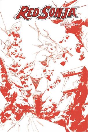 Red Sonja (2019) issue 17-M Jae Lee 1:21 Red Cover