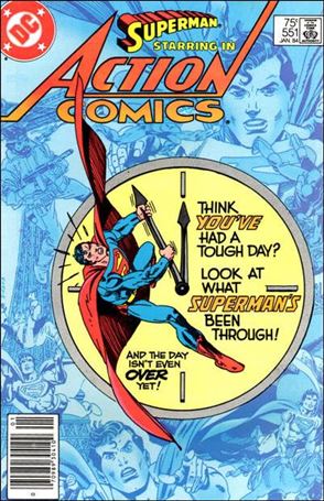 Action Comics (1938) issue 551-B Newsstand Cover