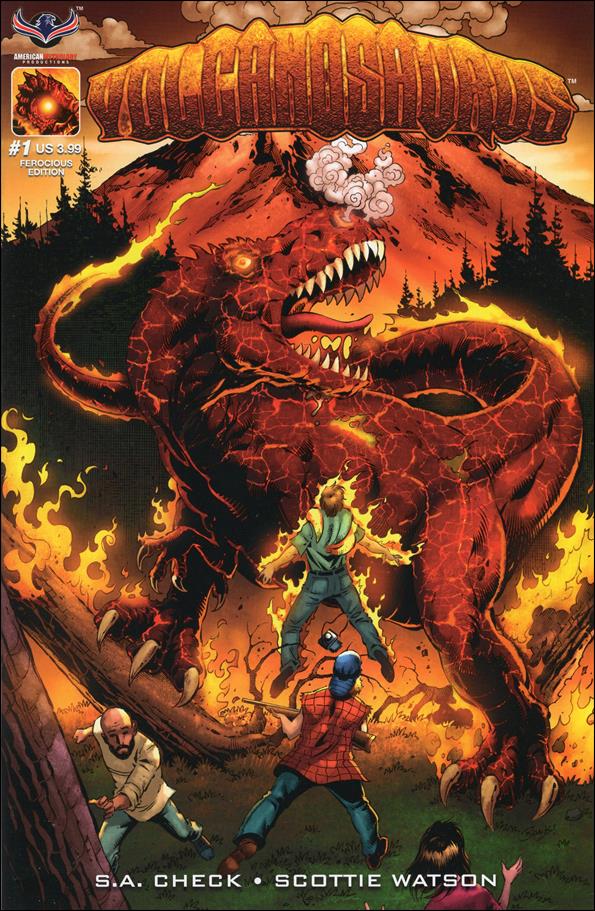 Volcanosaurus issue 1-B Richard Bonk Cover