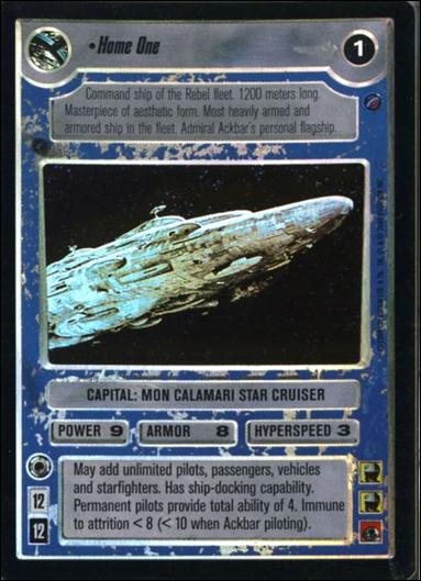 Star Wars: Reflections II: Expanding the Galaxy (Base Set) card 135 Home One