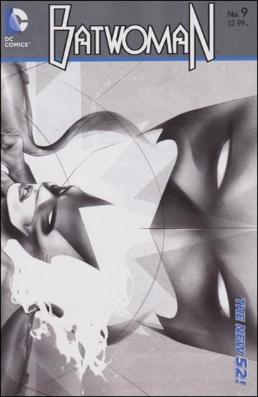 Batwoman (2011) issue 9-B Wraparound 1:25 Black and White Cover