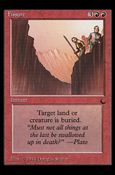 Magic the Gathering: The Dark (Base Set) card 63 Fissure