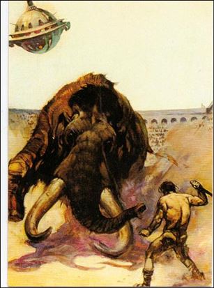 Frazetta II: The Legend Continues  (Base Set) card 72 Mastadon