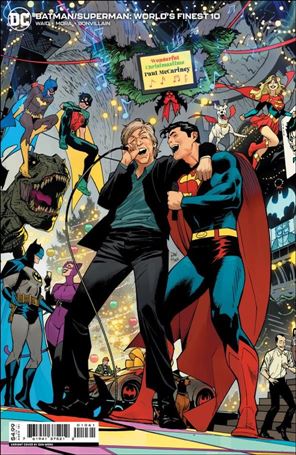 Batman/Superman: World's Finest issue 10-C Dan Mora McCartney Holiday Cardstock Cover
