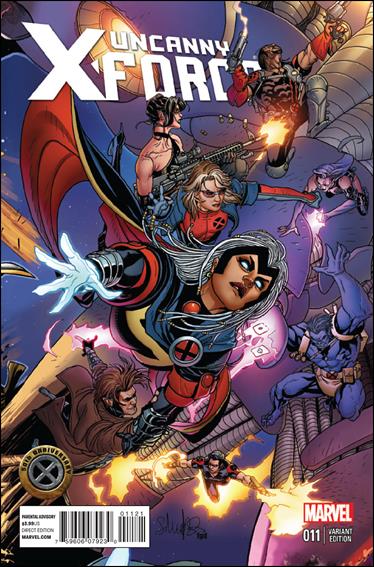 Uncanny X-Force (2013) issue 11-B Salvador Larroca "X-Men 50th Anniversary" Cover