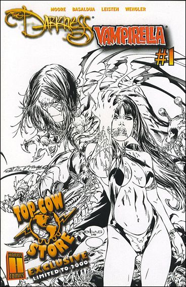 Darkness/Vampirella issue 1-C Eric Basaldua Top Cow Store Cover 1/2000