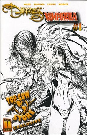 Darkness/Vampirella issue 1-C Eric Basaldua Top Cow Store Cover 1/2000