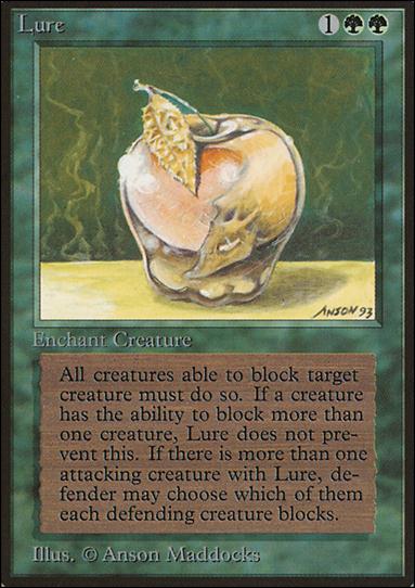Magic the Gathering: Limited Edition Beta (Base Set) card 212 Lure