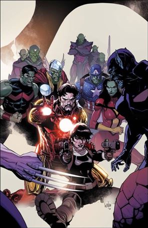 Secret Invasion (2023) issue 4-B Leinil Francis Yu Cover