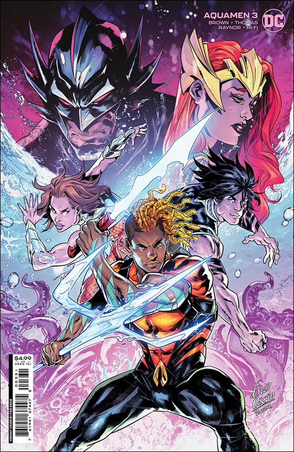 Aquamen issue 3-C Fico Ossio Cardstock Cover