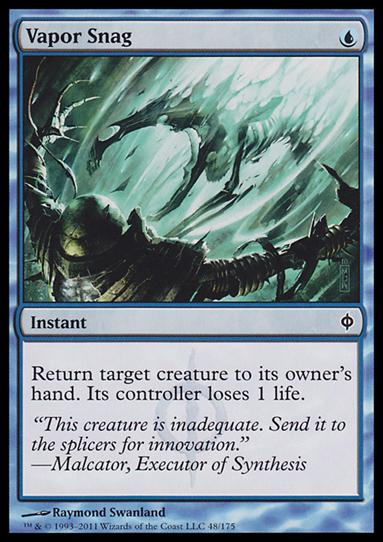 Magic the Gathering: New Phyrexia card 48 Vapor Snag