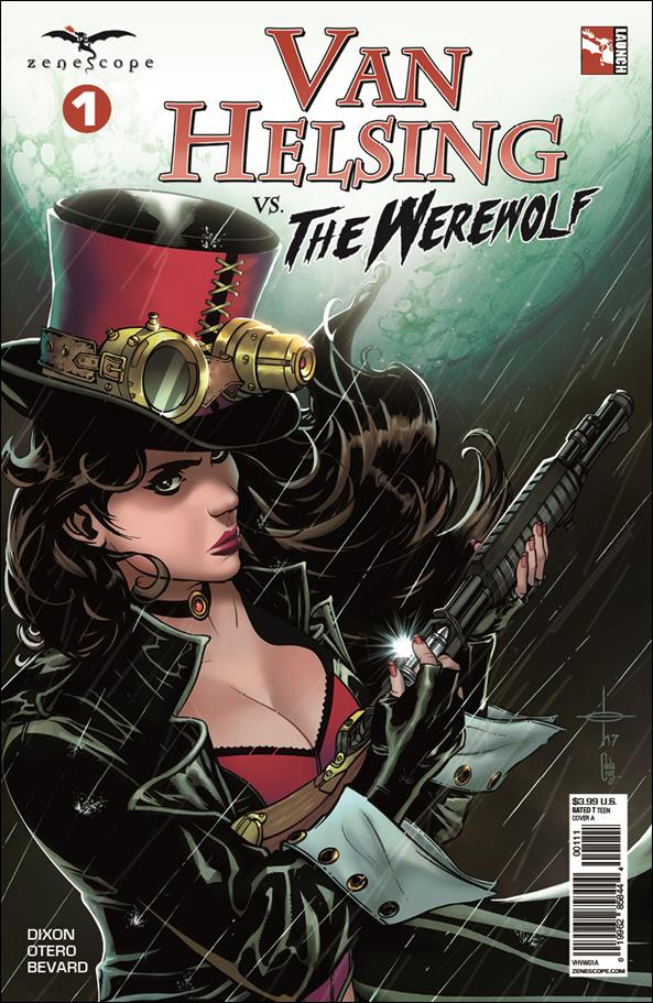 Van Helsing vs the Werewolf issue 1 Drew Edward Johnson Cover