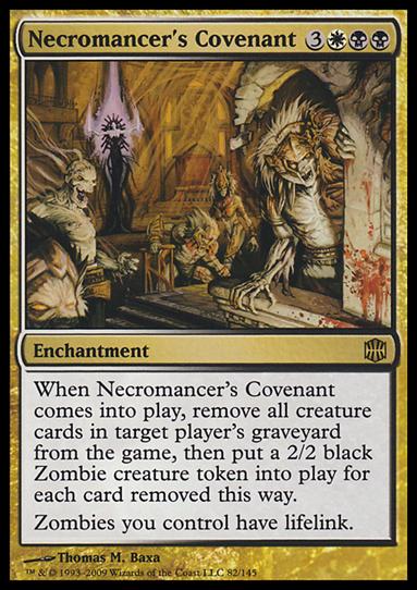 Magic The Gathering: Alara Reborn (Base Set) card 82 Necromancers Covenant