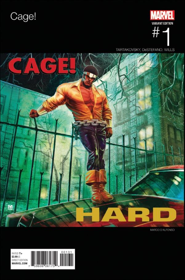 Cage! issue 1-C Marco D'Alfonso Hip Hop Cover