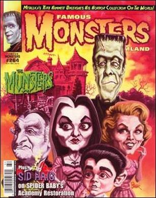 Famous Monsters of Filmland issue 264 Munsters Diamond & Newsstand Cover