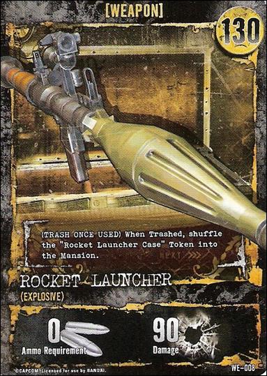 Resident Evil (Base Set) card WE-008 Rocket Launcher (Explosive)