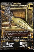 Resident Evil (Base Set) card WE-008 Rocket Launcher (Explosive)