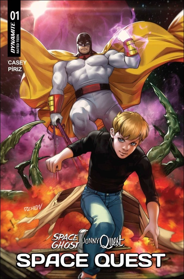 Space Ghost / Jonny Quest: Space Quest issue 1-Z Derrick Chew Foil 1:7 Cover