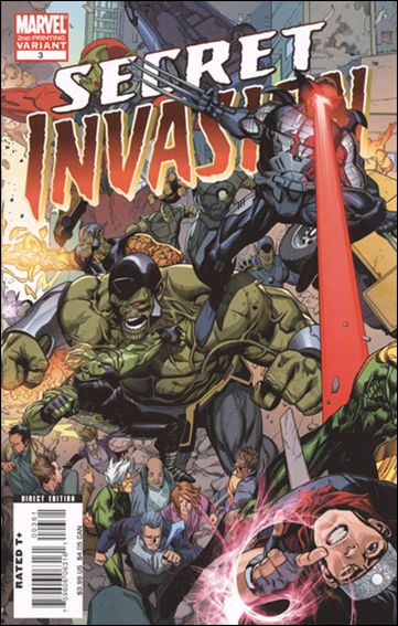 Secret Invasion (2008) issue 3-F Leinil Francis Yu Cover (2nd Printing)