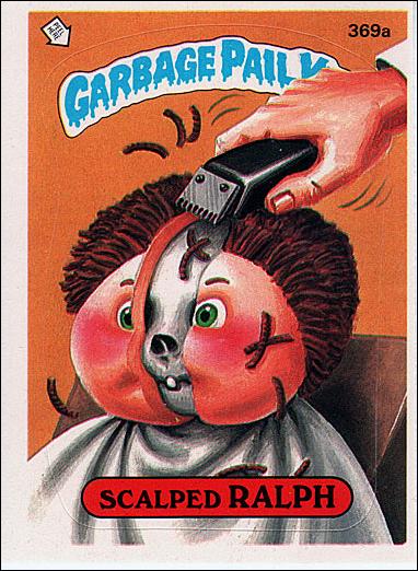 Garbage Pail Kids: Series 09 (Base Set) card 369a Scalped Ralph