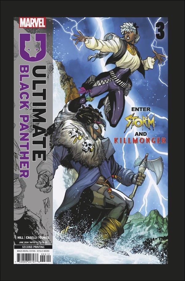 Ultimate Black Panther issue 3-F Stefano Caselli Cover (Second Printing)