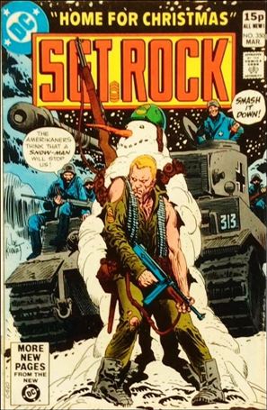Sgt. Rock (1977) issue 350-B UK Price Cover