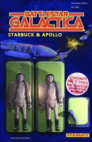 Battlestar Galactica (Classic) (2016) issue 3-B MIchael Adams Action Figure Cover