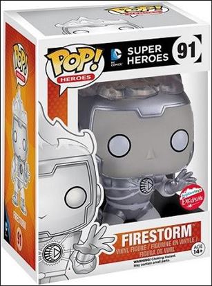 POP! Heroes figure 91-B Firestorm (White Lantern) Fugitive Toys Exclusive