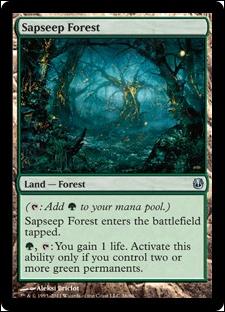 Magic the Gathering: Duel Decks: Ajani vs. Nicol Bolas card 36 Sapseep Forest