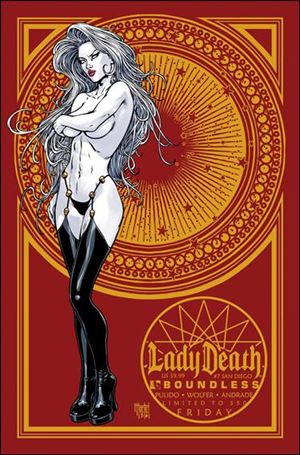 Lady Death (2010) issue 7-F San Diego Comic-Con Friday Cover 1/350